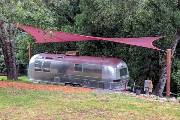 Finished backyard shade sail Phoenix